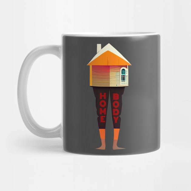 Funny Home Body Introvert by Spice Flow Designs